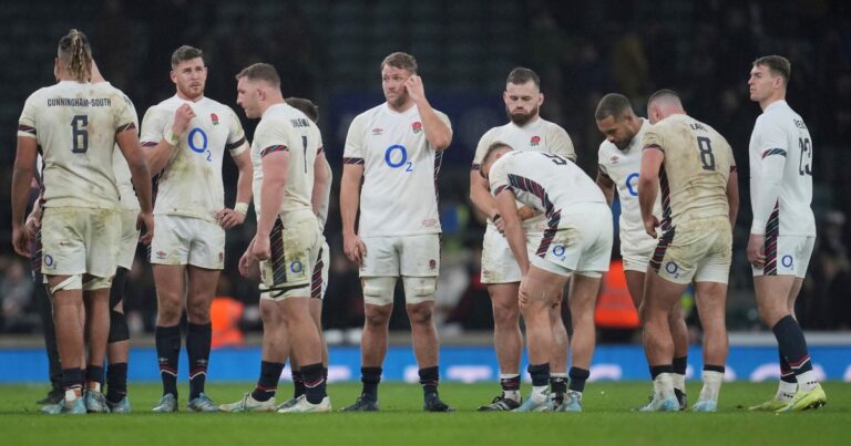 Rugby: Inglaterra cayó ante Sudáfrica y llegó a su quinta derrota consecutiva