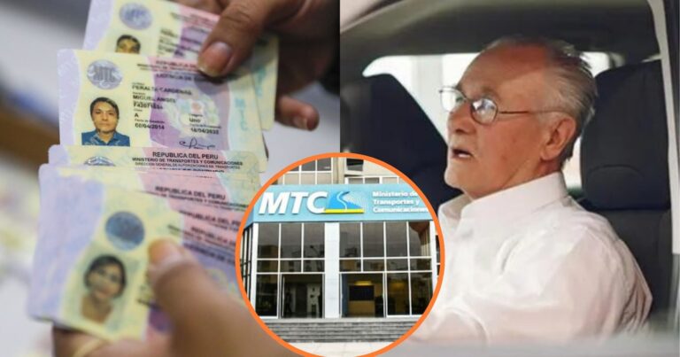 MTC: Esta es la edad máxima permitida para renovar una licencia de conducir en Perú