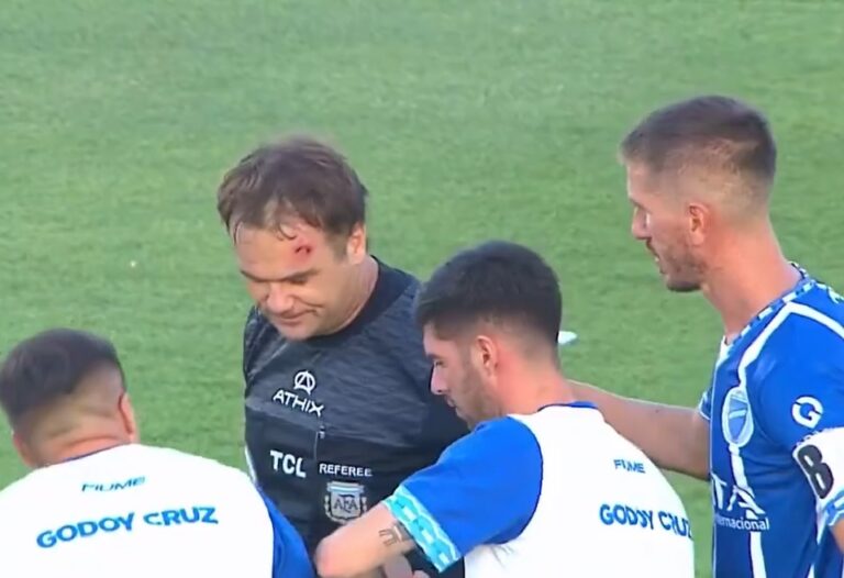 Suspendieron Godoy Cruz y Talleres por agresión a un línea