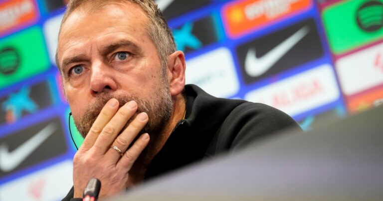 Hansi Flick, antes del duelo con el Atlético Madrid: «Siento dolor por Julián Álvarez