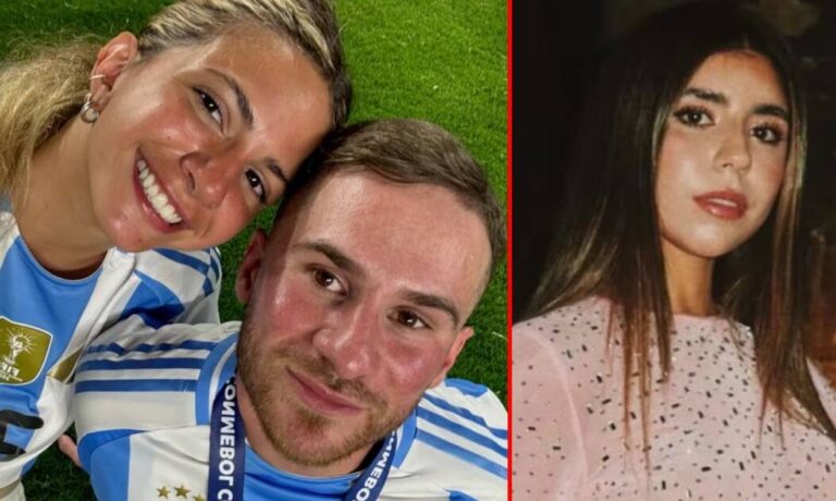 La foto de Alexis Mac Allister mostrando la pancita de Ailén Cova tras anunciar su embarazo