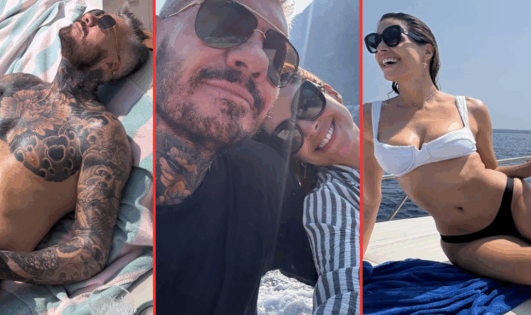 Así son las lujosas vacaciones de Marcelo Tinelli y Milett Figueroa en Costa Amalfitana