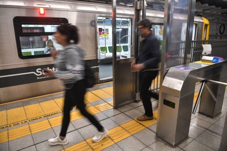 CABA: «caída histórica» del uso del subte