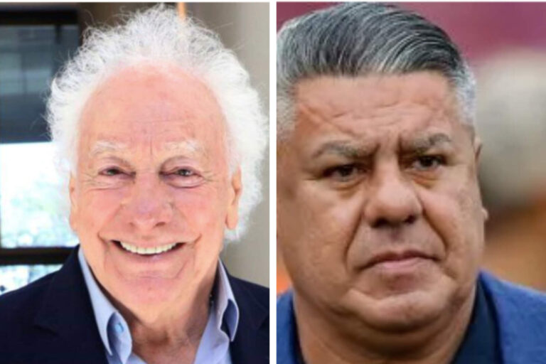 Guillermo Coppola y el Chiqui Tapia se besaron en público y estallaron las redes