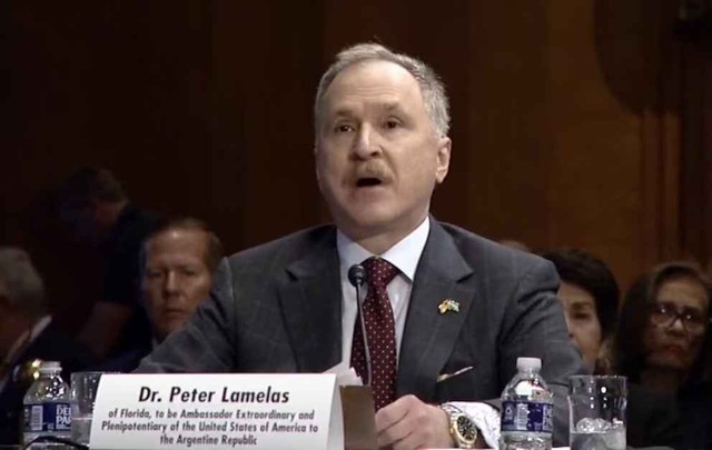 Dura advertencia del futuro embajador de EEUU en Argentina sobre China