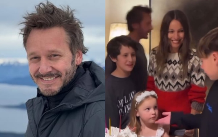 En offside? Las fotos de Benjamín Vicuña, muy cerca de Pampita en el cumpleaños de Anita García Moritán