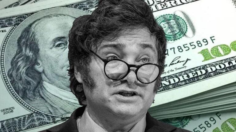 Javier Milei reaccionó con un mensaje críptico en plena suba del dólar: «Flota»