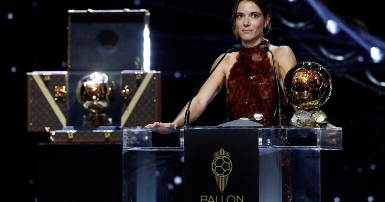 Aitana Bonmatí obtuvo el Balón de Oro por tercera vez consecutiva y se convirtió en la más ganadora de la historia