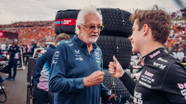 Franco Colapinto sorprendió con sus elogios a Flavio Briatore: «Creo en él y le estoy agradecido»