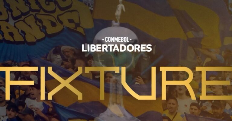 Con fechas y horarios, el fixture completo de Boca en Copa Libertadores
