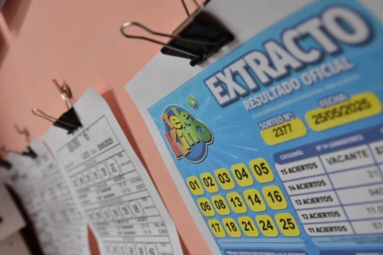 Cartón ganador del Telekino número 703473 con premio de 2,5 millones de pesos