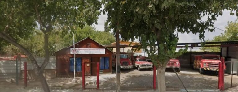 Fachada del Cuartel de Bomberos Voluntarios de Caucete, San Juan