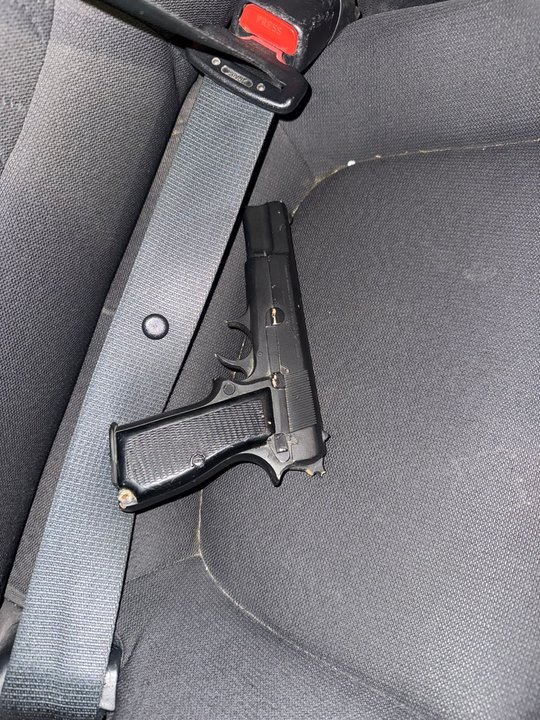 Efectivos policiales en procedimiento en Chimbas, San Juan