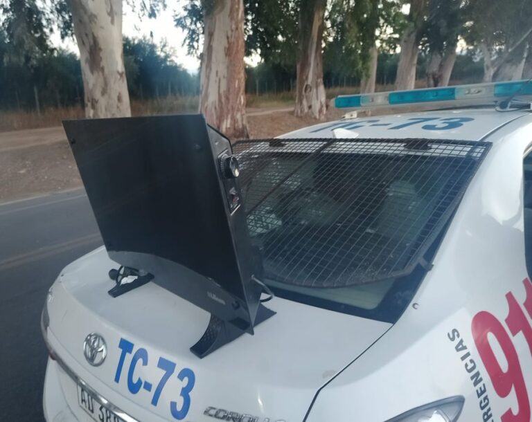 Caloventor de vidrio negro similar al incautado en Rivadavia