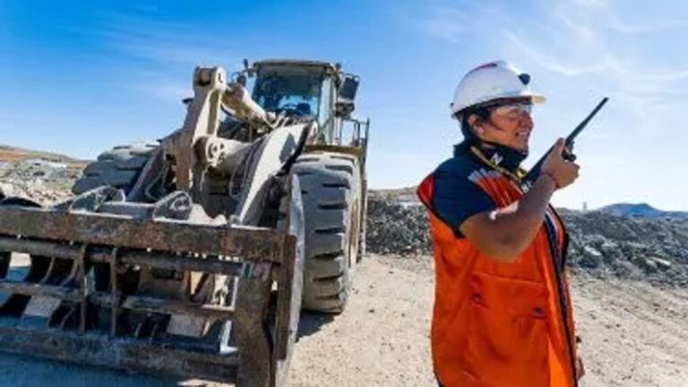 Ministro Gustavo Fernández durante una exposición sobre minería en San Juan