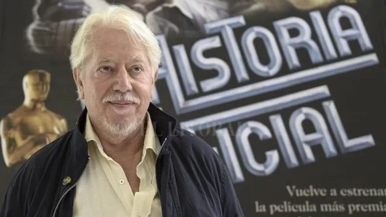 Retrato del director de cine argentino Luis Puenzo