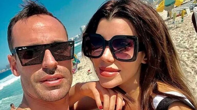 Charlotte Caniggia y Roberto Storino, pareja mediática en el centro de rumores.
