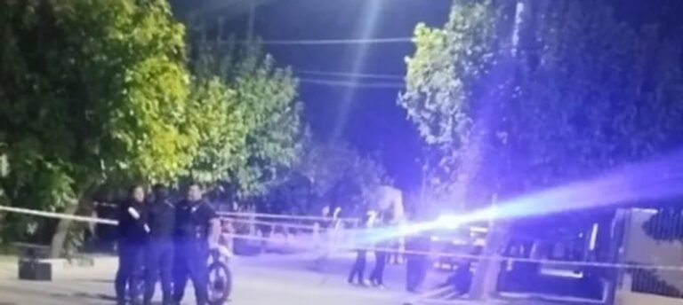 Zona del incidente en calle Vidart y Calle 5, límite entre Rawson y Pocito, San Juan