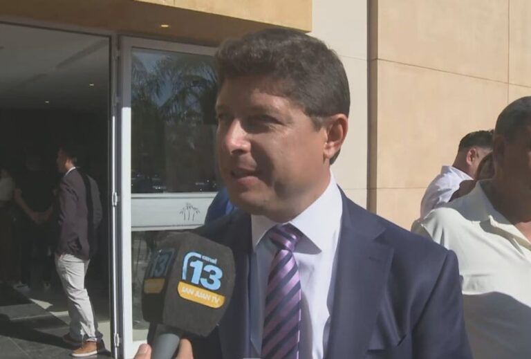 Intendentes de San Juan durante una reunión de trabajo