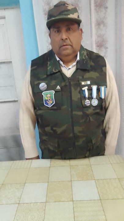 Juan Leyes, excombatiente sanjuanino de la Guerra de Malvinas, en la actualidad.