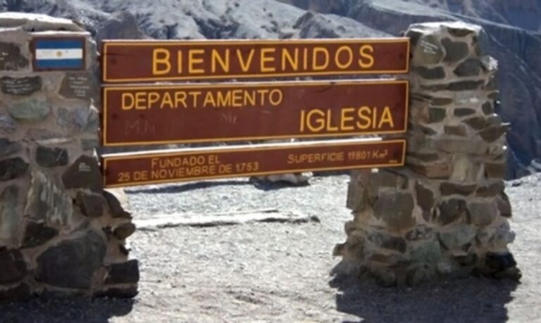Vista del departamento Iglesia en San Juan