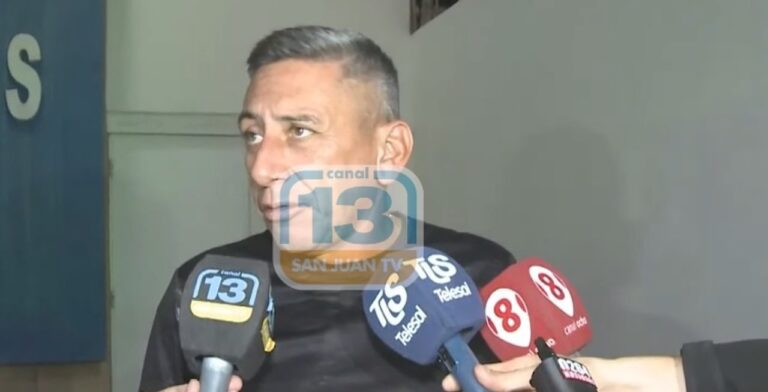 Intervención policial y de emergencias en sede de obra social en San Juan