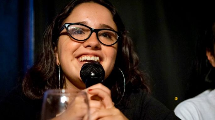 Ofelia Fernández durante una presentación pública