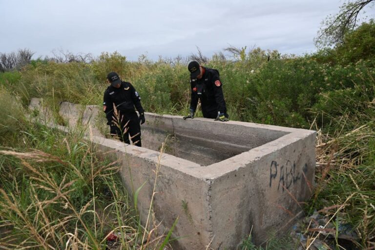 Operativo de búsqueda en zona rural de 25 de Mayo, San Juan