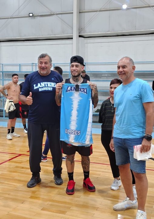 Ulises Bueno en el Club Atlético Villa Lanteri de San Juan