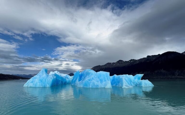 Glaciares en la cordillera de los Andes